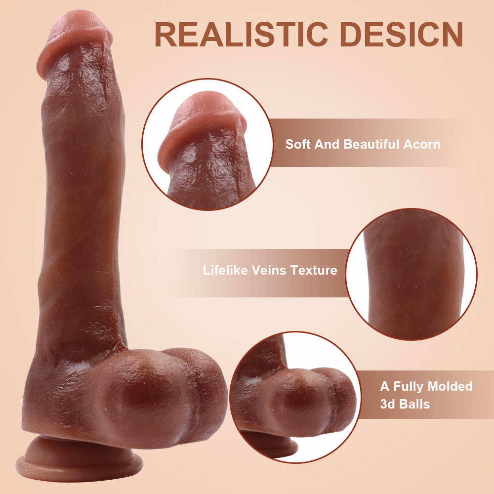 Thrusting Dildo Vibrator Sex Toy