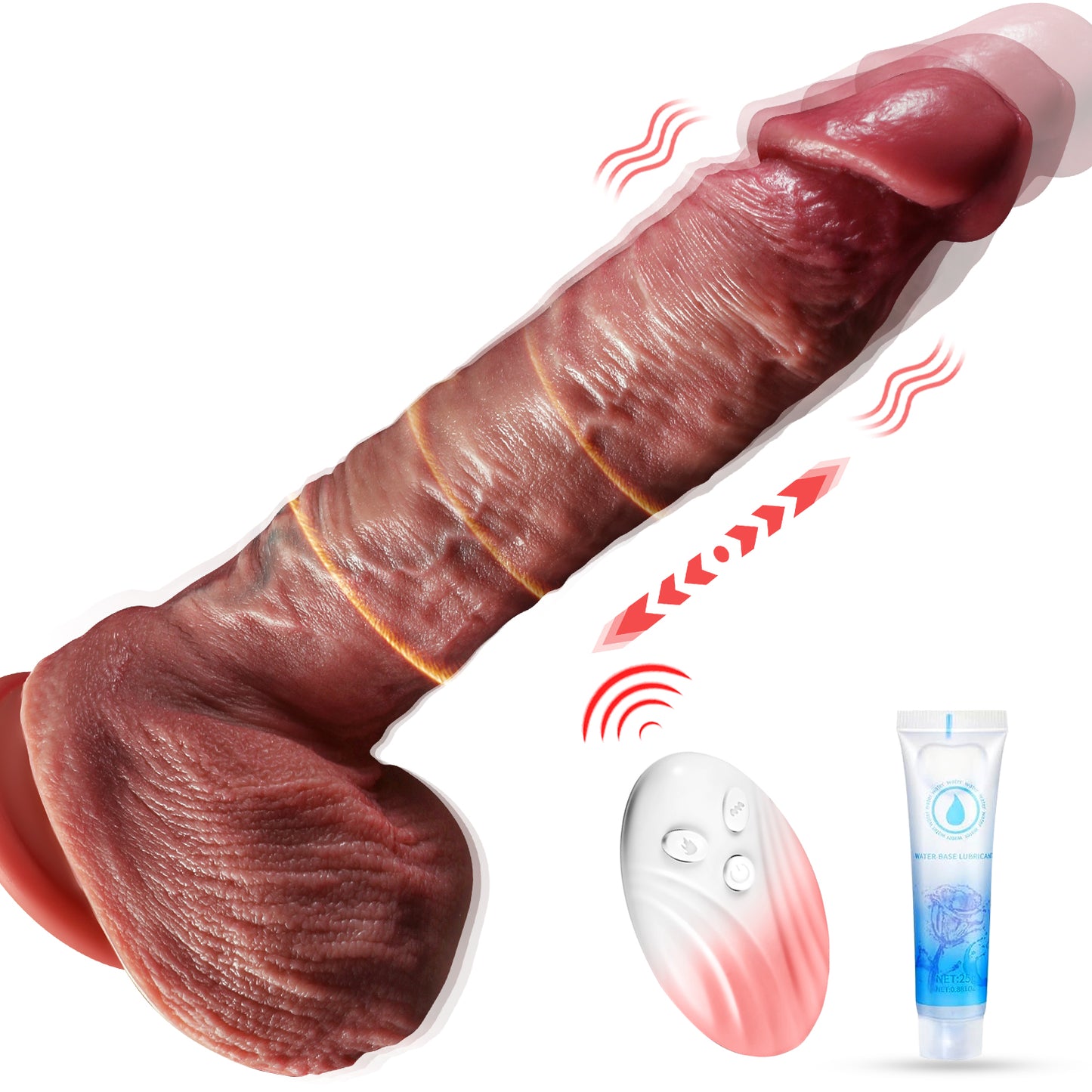 Simulation Thrusting Dildo Vibrator Sex Toy
