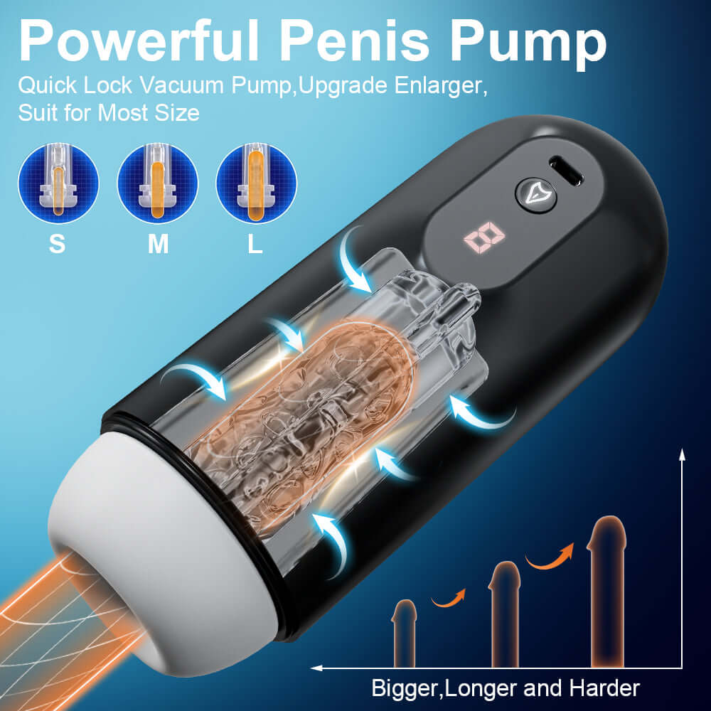 Automatic Sucking Male Masturbators Penis Pump