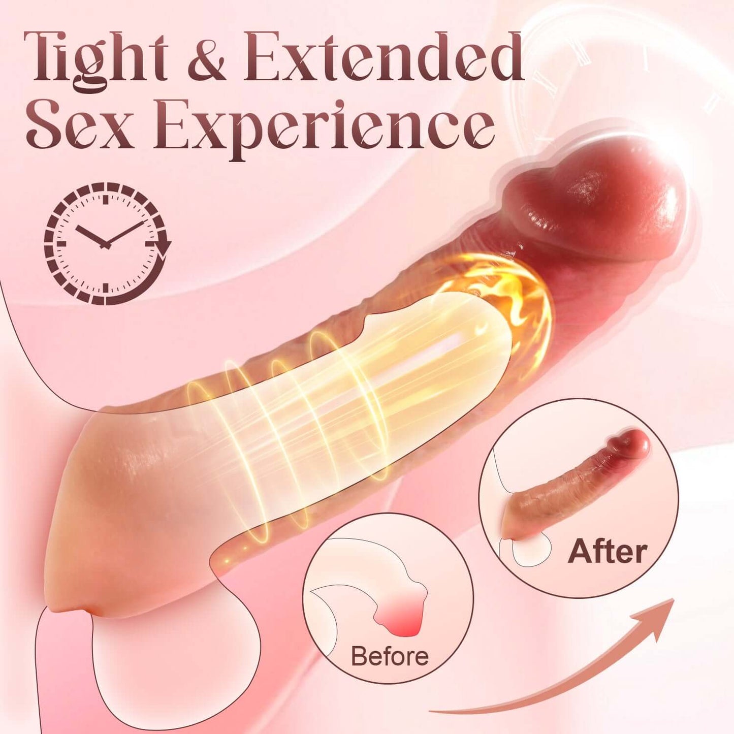 Sex Toys Vibrator Penis Sleeve