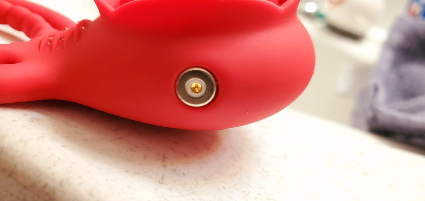 Rose Penis' Ring Sex Vibrator Toy