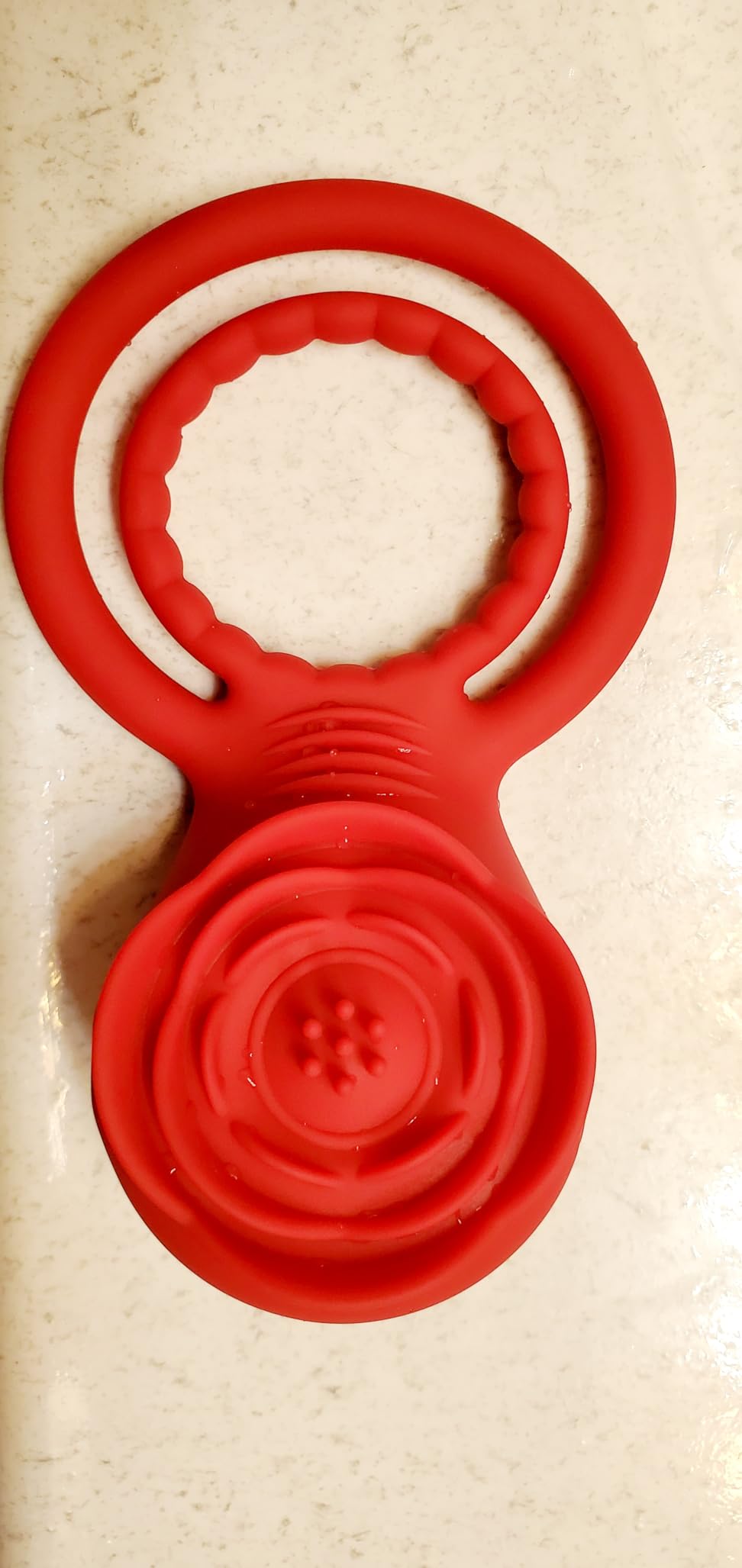 Rose Penis' Ring Sex Vibrator Toy
