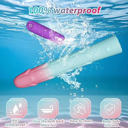 Seven Ge Sex Toys Vibrator Wand with Bullet Vibrator Set